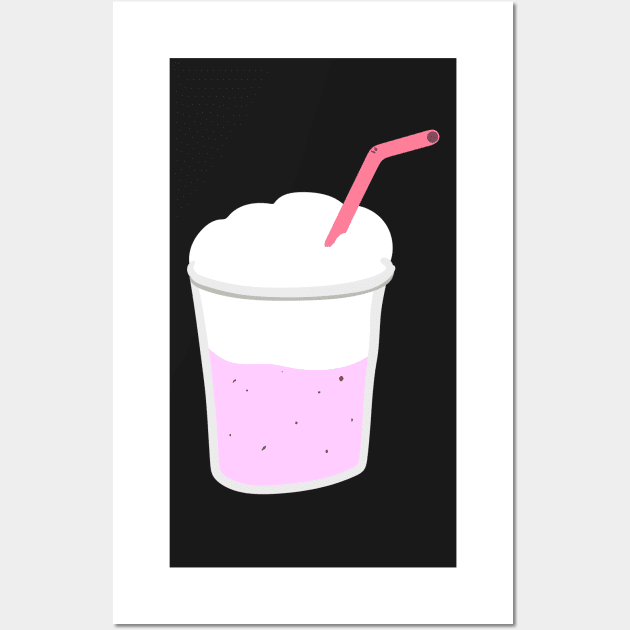 Milkshake | Icecream Drink Wall Art by LillaTheLamb